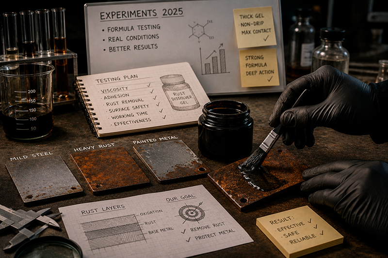 2025: Research, Testing and Product Development